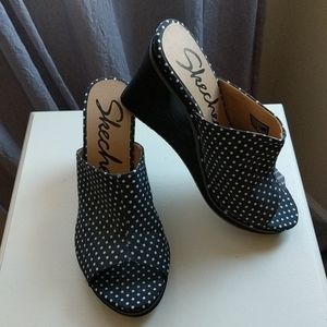 Skechers Polka Dot Wedges